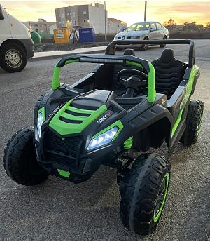 BUGGY ELECTRICO INFANTIL 24V STRONG, 2 MOTORES DE 24V, VERDE, MANDO RC, INDA72-A032GREEN0